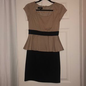 Peplum dress